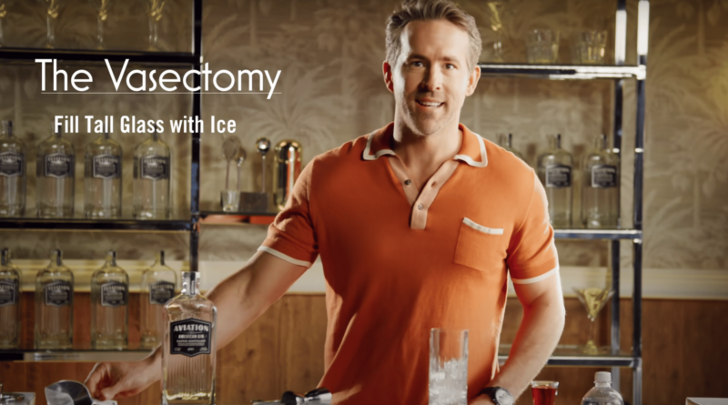 Aviation Gin commercial film with Ryan Reynolds